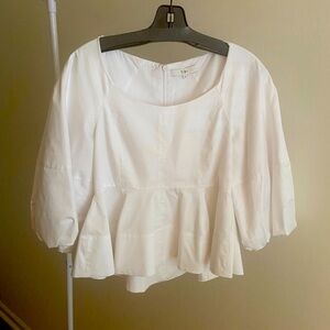 Tibi white blouse